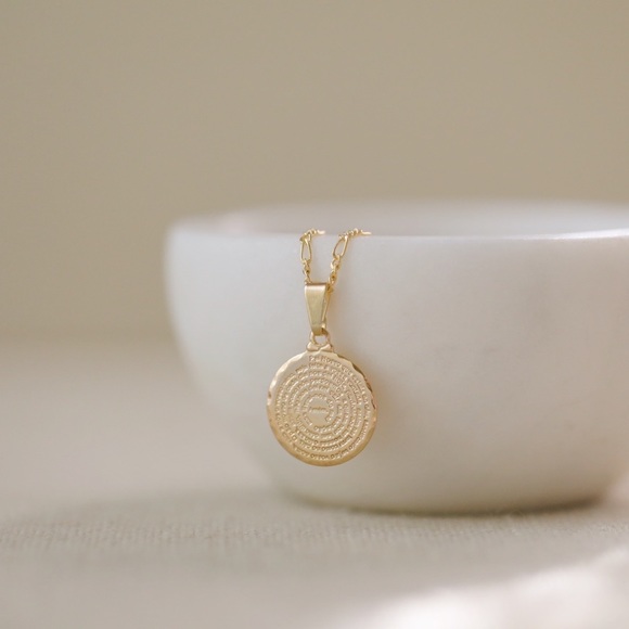 Petite Prayer Necklace | 18k Gold Filled - Picture 4 of 6